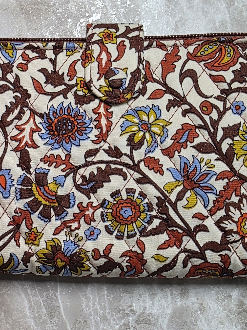 Vera Bradley Marrakesh Vines Wallet, Make-up Pouch, Small Pouch And Glasses Case
